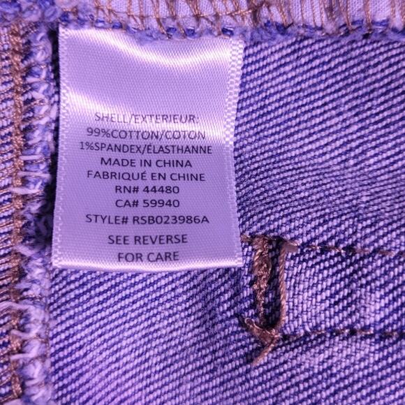 Tinseltown Junior 5 Distressed Straight Leg Jeans Light Wash Grunge Skater Punk - Picture 8 of 10